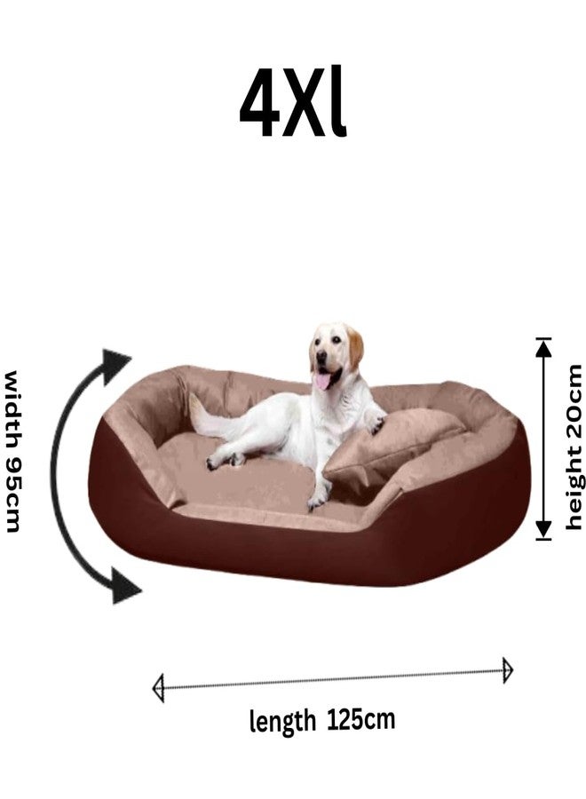 DRILLY First Class Fur 4XL Dog Bed for Extra Large Dogs Washable-Orthopedic Big Dog Beds | Big Breed | | Giant Human Dog Bed__ (4XL) - Image 4